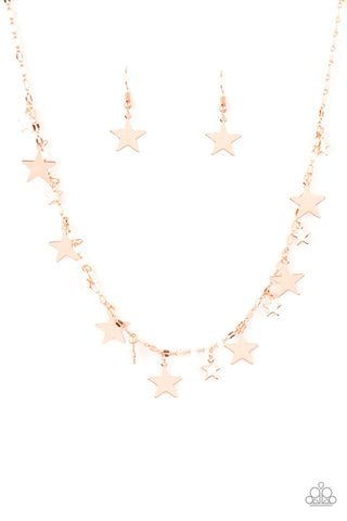 Starry Shindig - Paparazzi - Copper Star Necklace
