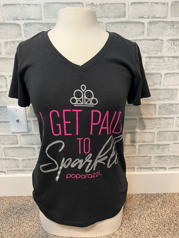 I Get Paid to Sparkle T-Shirt - Paparazzi Accessories