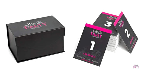 Life of the Party Black Number Cards - Paparazzi Accessories