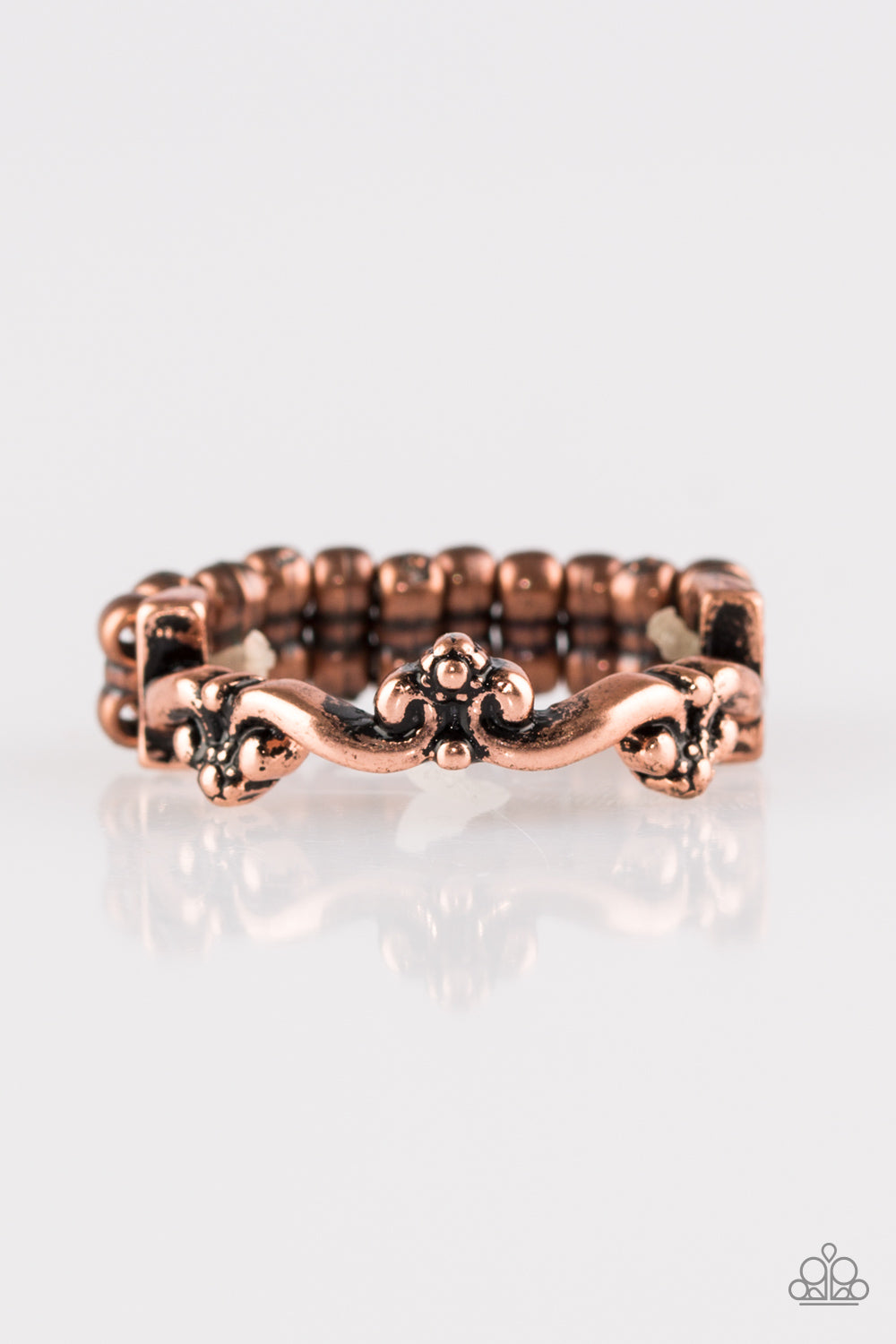 Serenely Summer - Paparazzi - Copper Ring