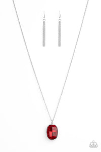 Imperfect Iridescence - Paparazzi - Red Necklace
