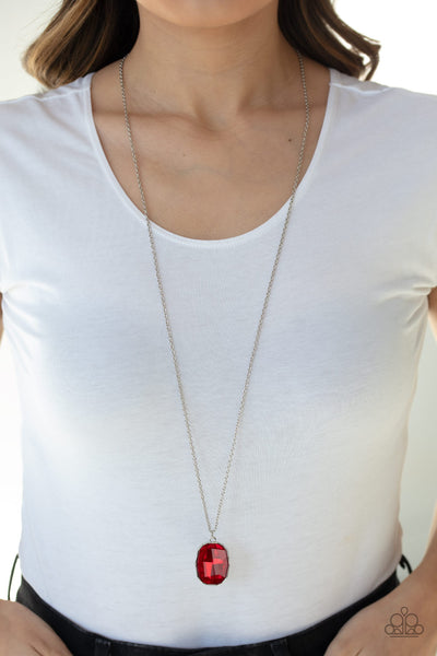 Imperfect Iridescence - Paparazzi - Red Necklace