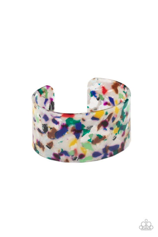 Freestyle Fashion - Paparazzi - Multi Acrylic Cuff Bracelet