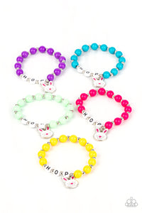 HOP Bunny Stretchy Children's Bracelets - Paparazzi Starlet Shimmer