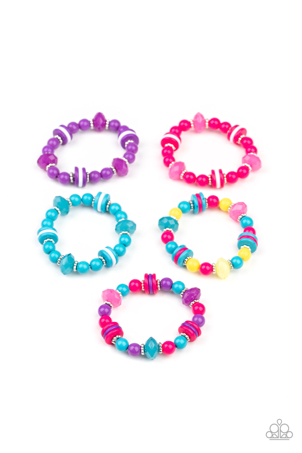 Bright Colored Stretchy Children's Bracelets - Paparazzi Starlet Shimmer