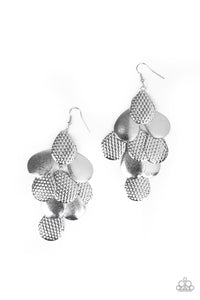 Chime Time - Paparazzi - Silver Earrings
